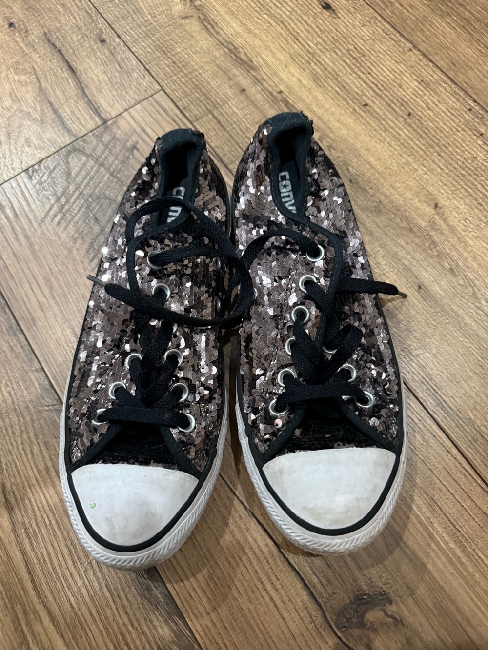 Converse Women's Sequin Low Top Sneakers